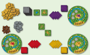 Setup inicial para 3 jogadores