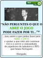 Não perguntes o que o Abre o Jogo pode fazer por ti