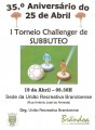 Cartaz do Challenger da Amadora