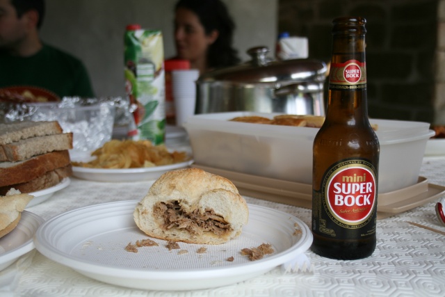 Bifanas e Super Bock