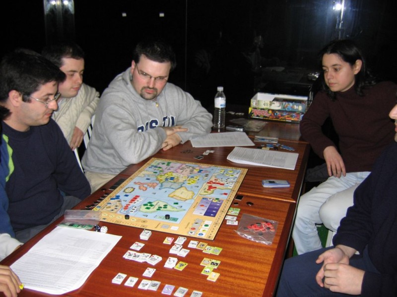 Concentrados no tabuleiro