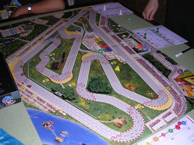 Vista geral da pista